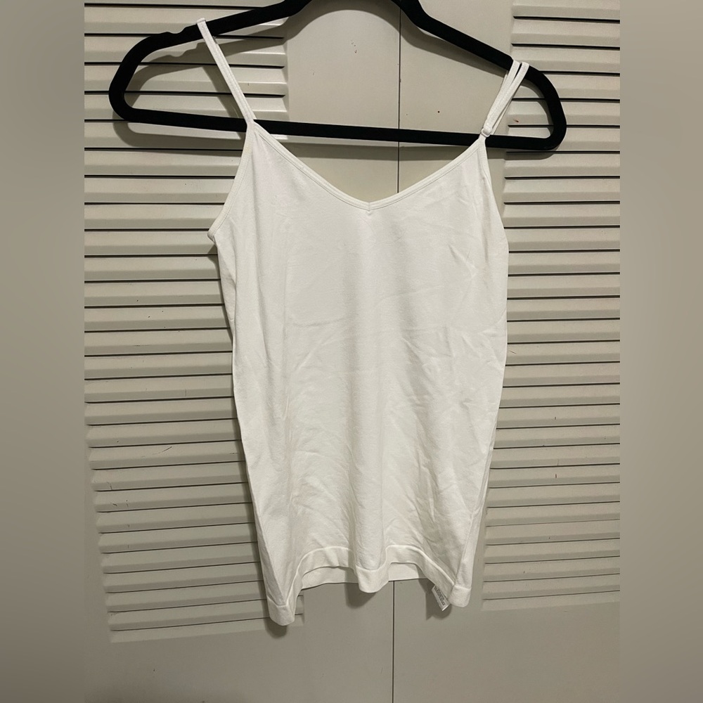 White Tank Top/ New